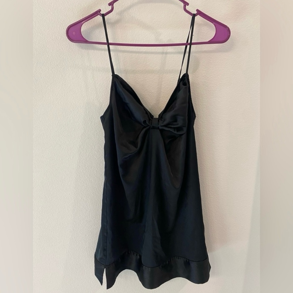 Victoria's Secret Black Satin Camisole